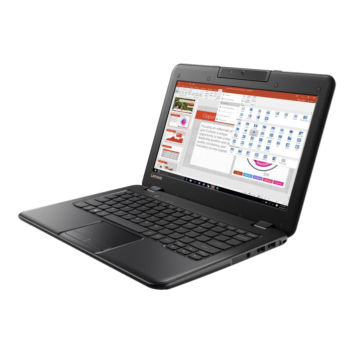 Lenovo WinBook 100e 11.6" Mini Licht Gewicht Laptop Intel Dual Core 4gb